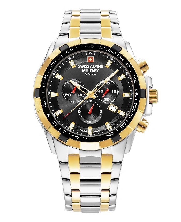 Ρολόι Swiss Alpine Military Star Fighter Chrono SAM7043.9147 Quartz - Ανδρικό