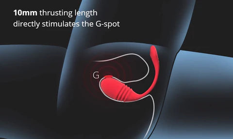 Lovense Vulse Bluetooth Thrusting Egg δονητής σιλικόνης