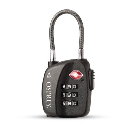 Osprey TSA 3-Dial Cable Lock Black OS (10003969)