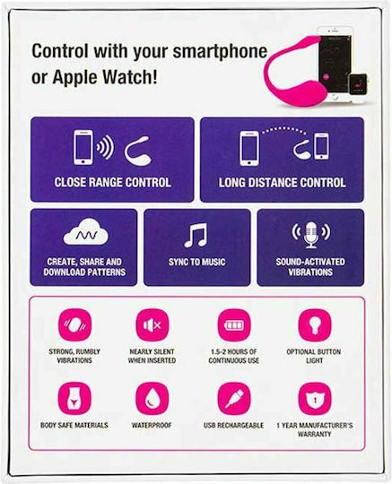 Lovense Lush 3 Bluetooth Remote controlled Egg Vibrator