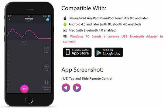 Lovense Lush 3 Bluetooth Remote controlled Egg Vibrator