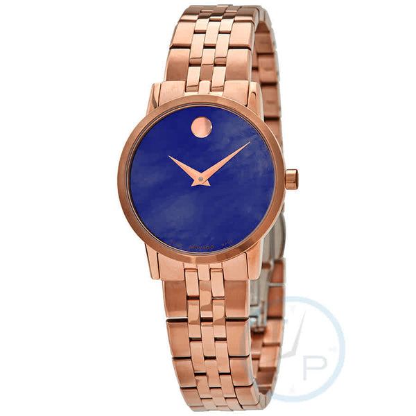 Ρολόι Movado Museum Blue Mother of Pearl Dial 0607354 Quartz - Γυναικείο