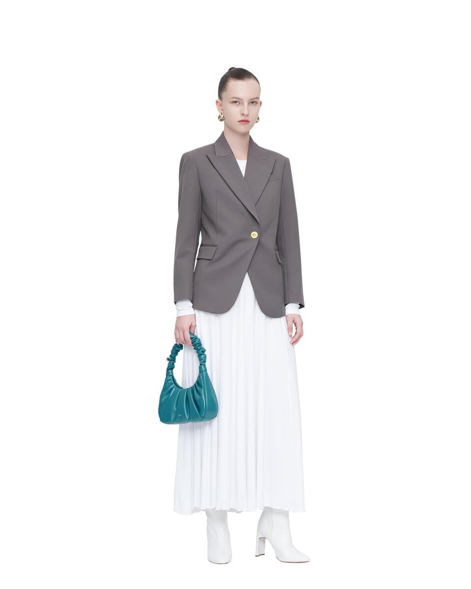 JW PEI Gabbi Ruched Hobo Handbag - Peacock Blue 24.5cm x 13cmx 6cm