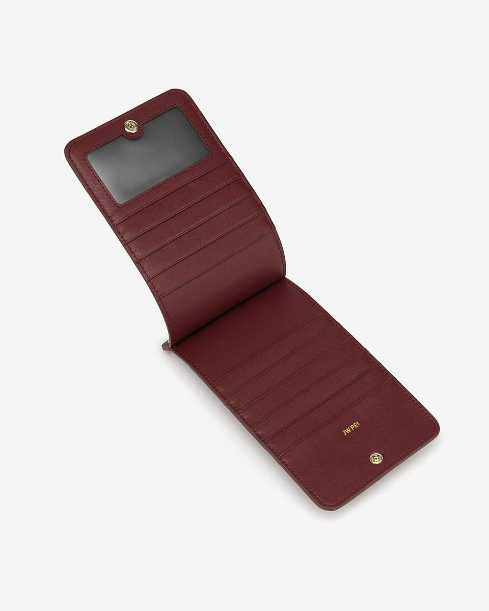 JW PEI Quinn Phone Bag - Burgundy Grained 10.3cm x 19cm x 2cm