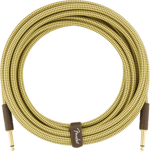 Deluxe Series Instrument Cable, Straight/Straight, 18.6', Tweed