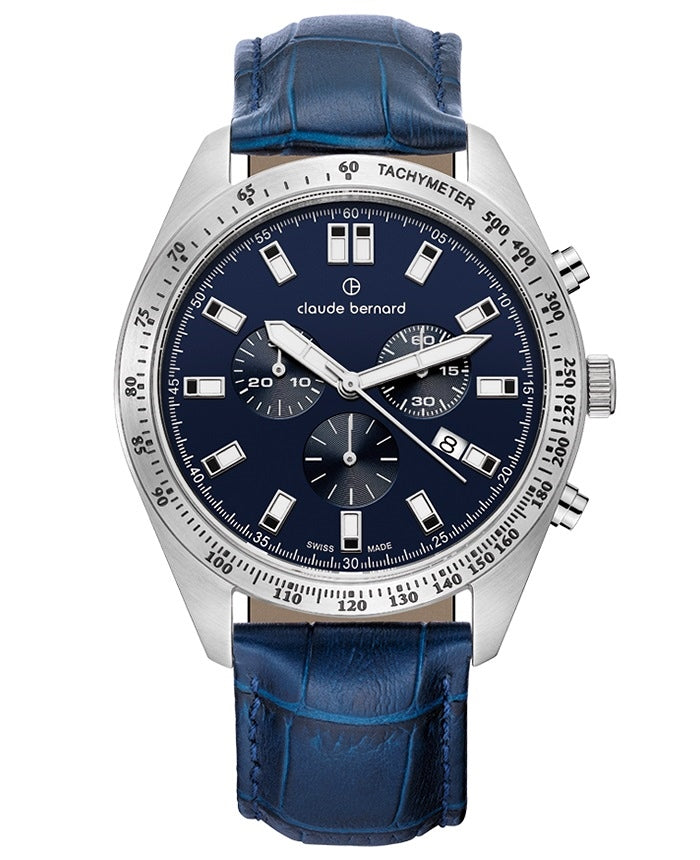 Ρολόι Claude Bernard Classic ST50 Chrono 10247-3C-BUIN Quartz - Ανδρικό