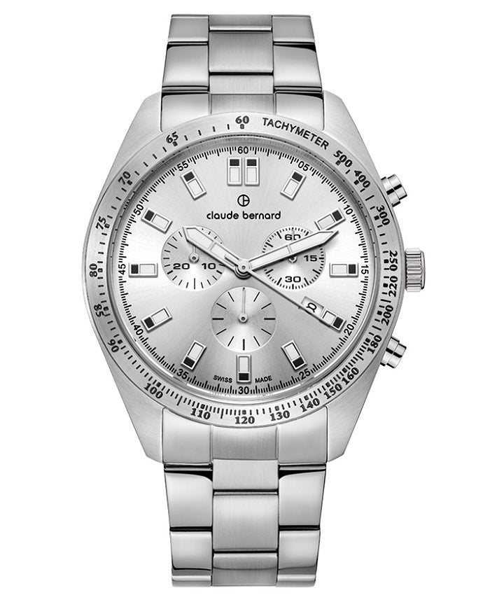 Ρολόι Claude Bernard Classic ST50 Chrono 10247-3M-AIN Quartz - Ανδρικό