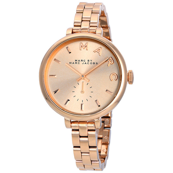 Marc Jacobs Sally Rose Dial Ladies Watch MBM3364 Gold color