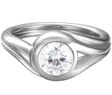 Esprit ESRG92036A-190 Glamor solitaire απο Ασήμι 925° και zirconia