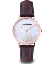 ALLY DENOVO AF5003-2 GAIA PEARL white shell dark brown