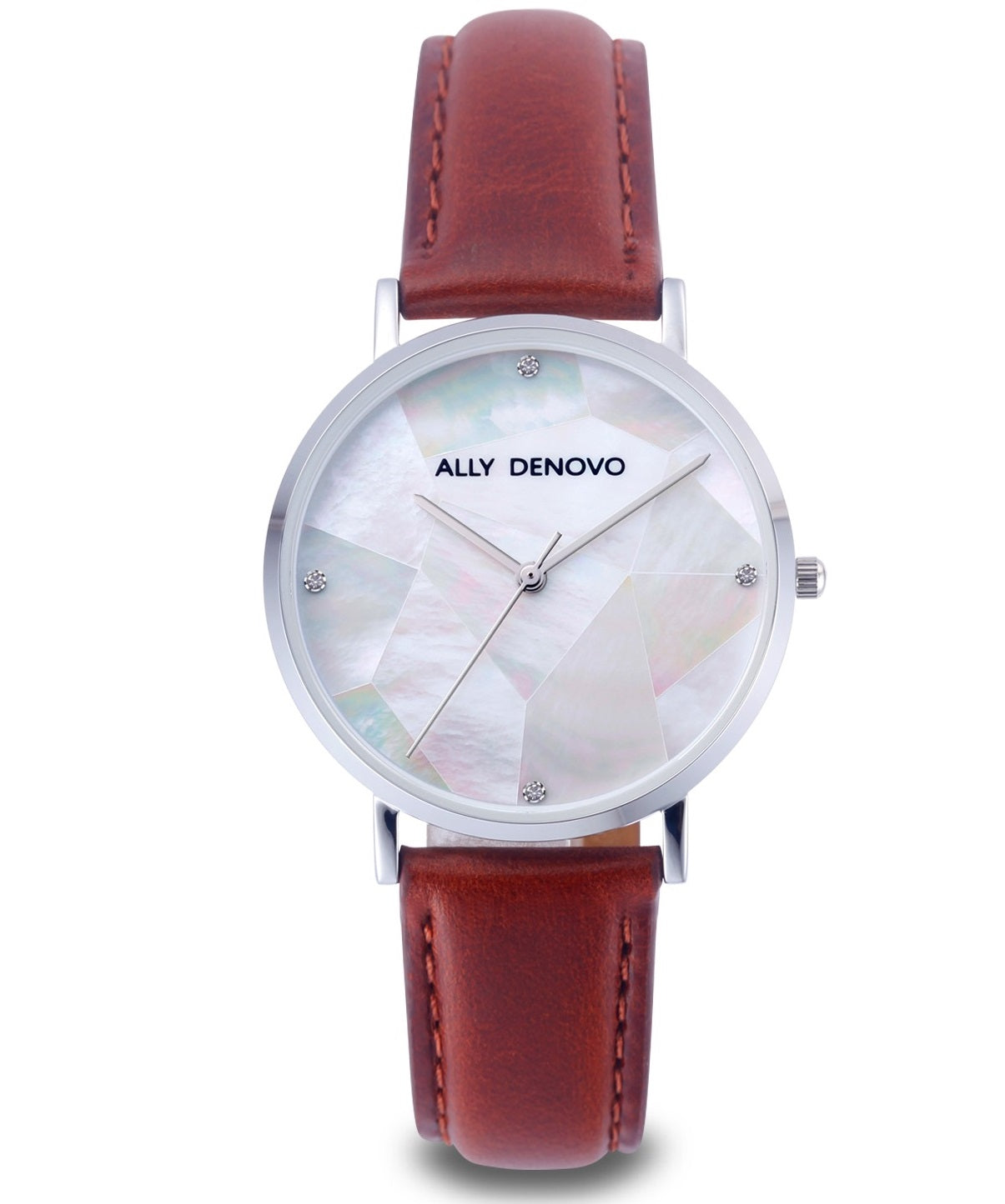 ALLY DENOVO AF5003.1 Gaia Pearl Silver White / Tan