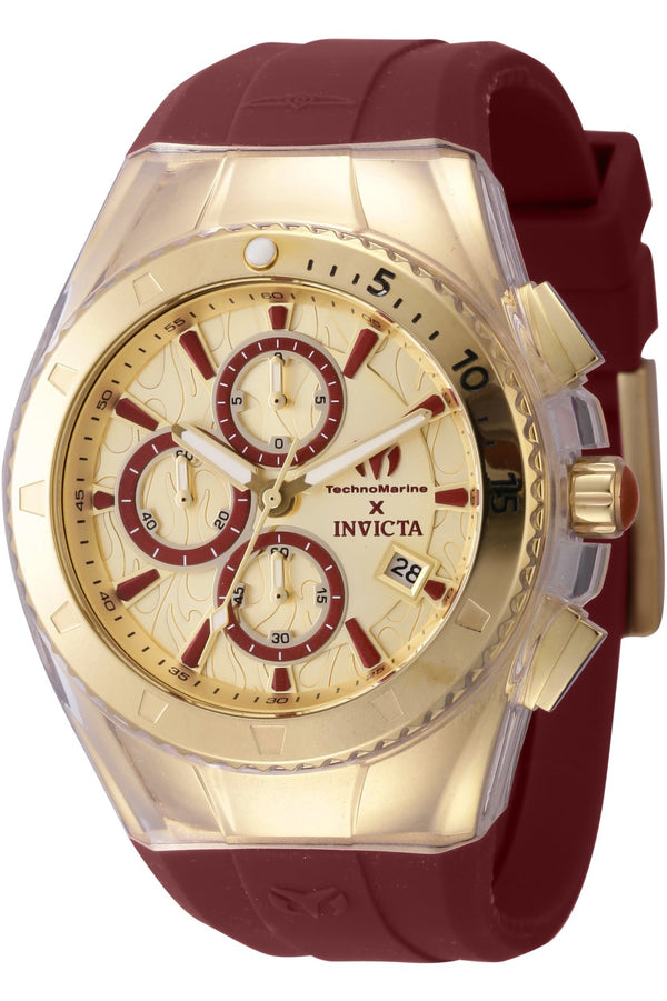 Ρολόι TechnoMarine x Invicta Five Elements Fire TM-122004 Quartz 44mm With extra straps - Ανδρικό