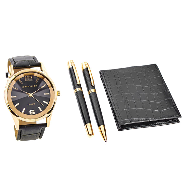 Pierre Cardin Gift Set Ρολόι & Wallet & Pen PCX7870EMI - Ανδρικό