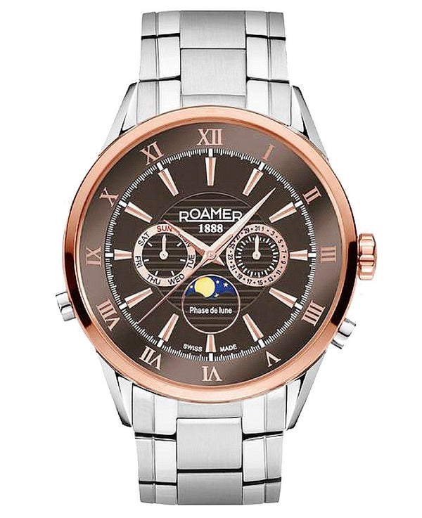 Ρολόι Roamer Superior Moonphase 508821-47-53-50 Quartz - Ανδρικό