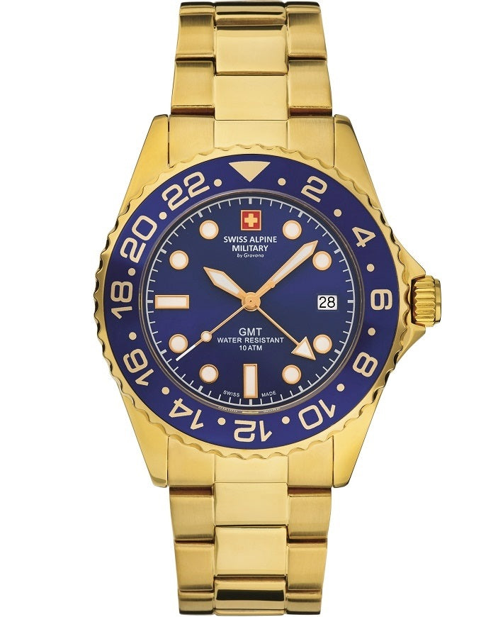 Ρολόι Swiss Alpine Military GMT SAM7052.1115 Quartz - Ανδρικό