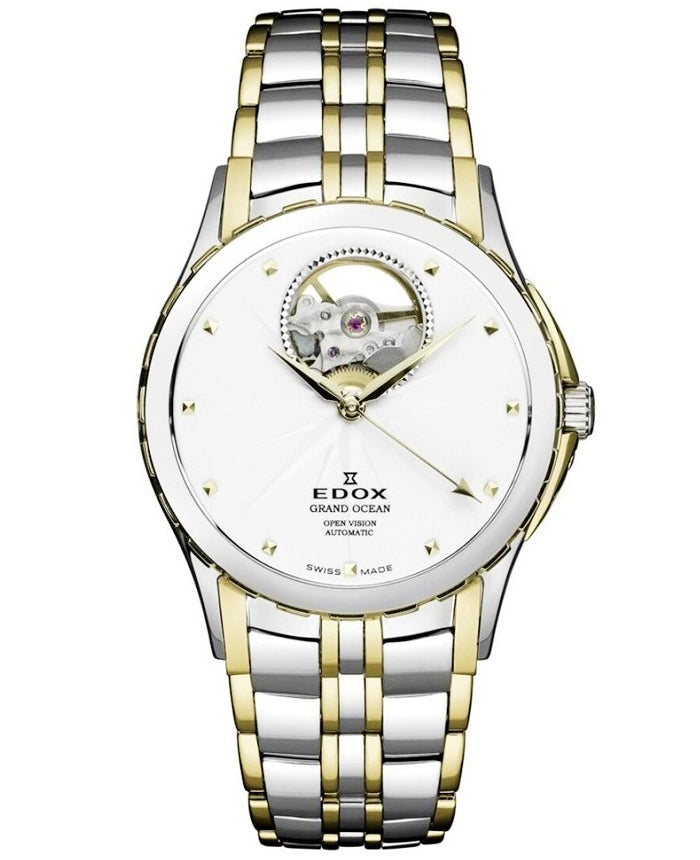 Ρολόι EDOX Grand Ocean Open Heart 85013-357J-AID Automatic - Γυναικείο
