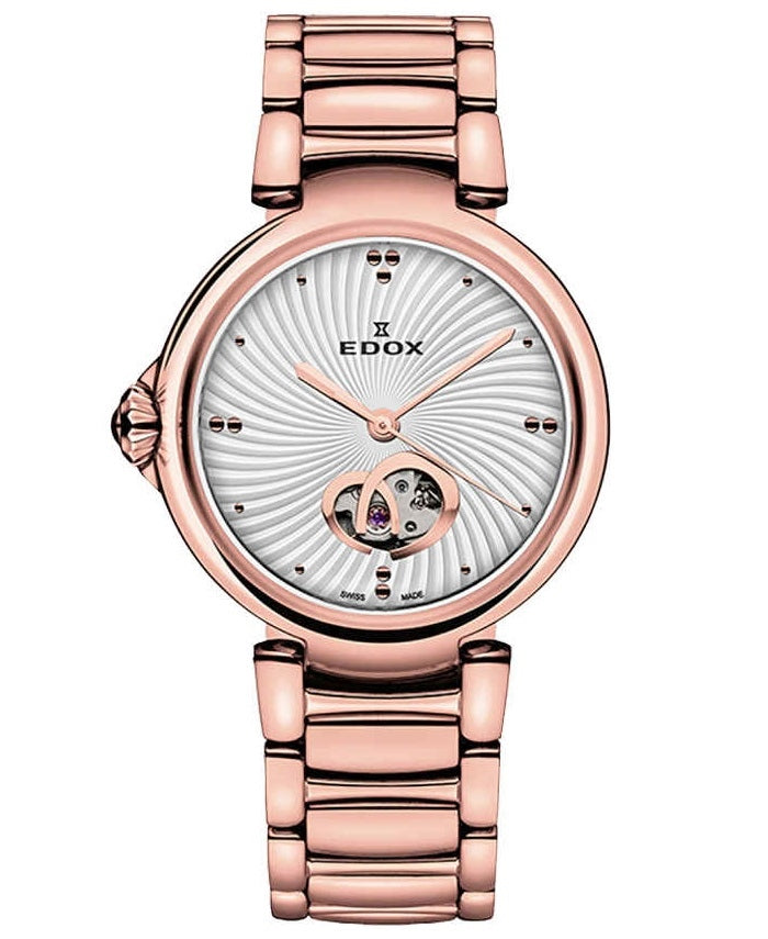 Ρολόι EDOX LaPassion Open Heart 85025-37RM-AIR Automatic - Γυναικείο