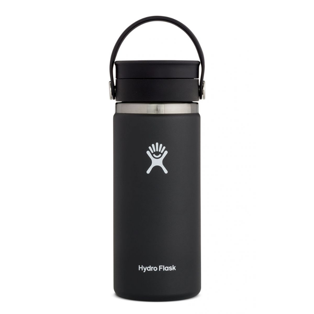 Hydro Flask Μπουκάλι Wide Mouth 473 ml – Μαύρο (W16BCX001)