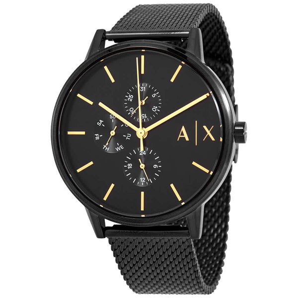 Ρολόι Armani Exchange Cayde Chronograph Black Dial AX2716 Quartz - Ανδρικό