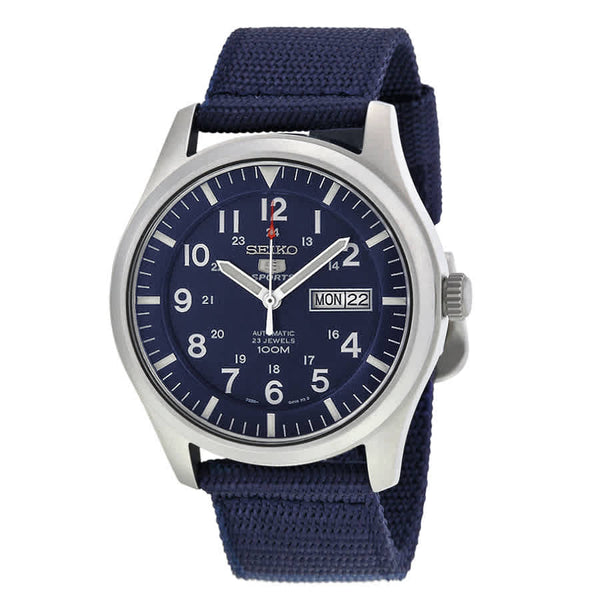 Ρολόι Seiko 5 Sport Navy Blue Canvas SNZG11 Automatic - Ανδρικό