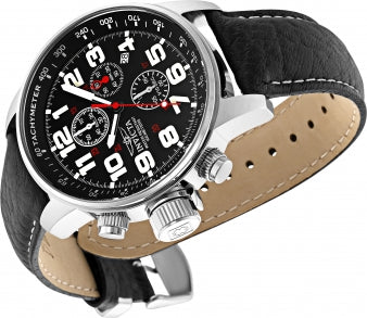 Ρολόι Invicta Lefty Terra Military Chronograph Black Dial 2770 - Ανδρικό για αριστερόχειρες