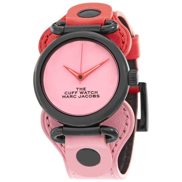 Ρολόι Marc Jacobs The Cuff Quartz Pink Dial MJ0120184726 - Γυναικείο