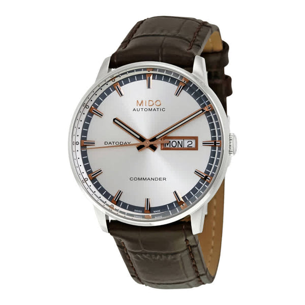 Ρολόι Mido Commander II Silver Dial M016.430.16.031.80 Automatic - Ανδρικό