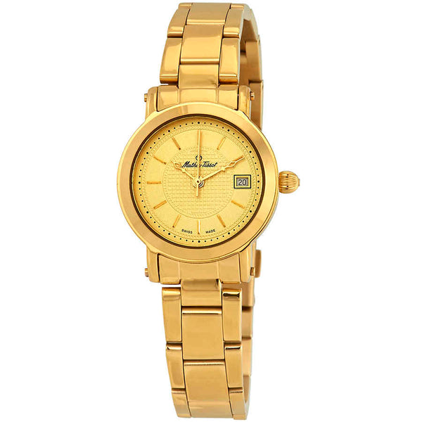 Ρολόι Mathey-Tissot City Gold Dial D31186MPDI Quartz - Γυναικείο