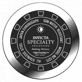 Ρολόι Invicta Specialty 1271 Quartz 50mm - Ανδρικό