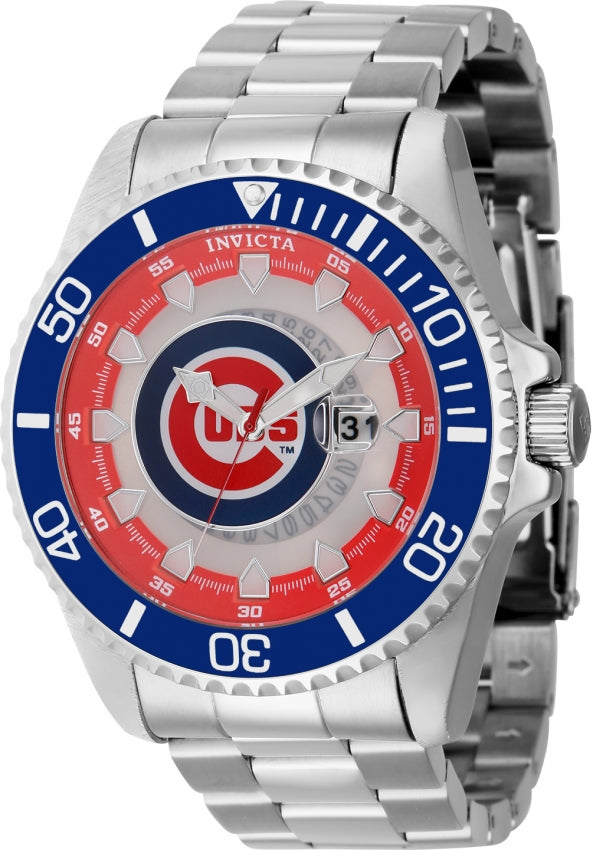 Ρολόι Invicta MLB Chicago Cubs 43458 Quartz 47mm - Ανδρικό