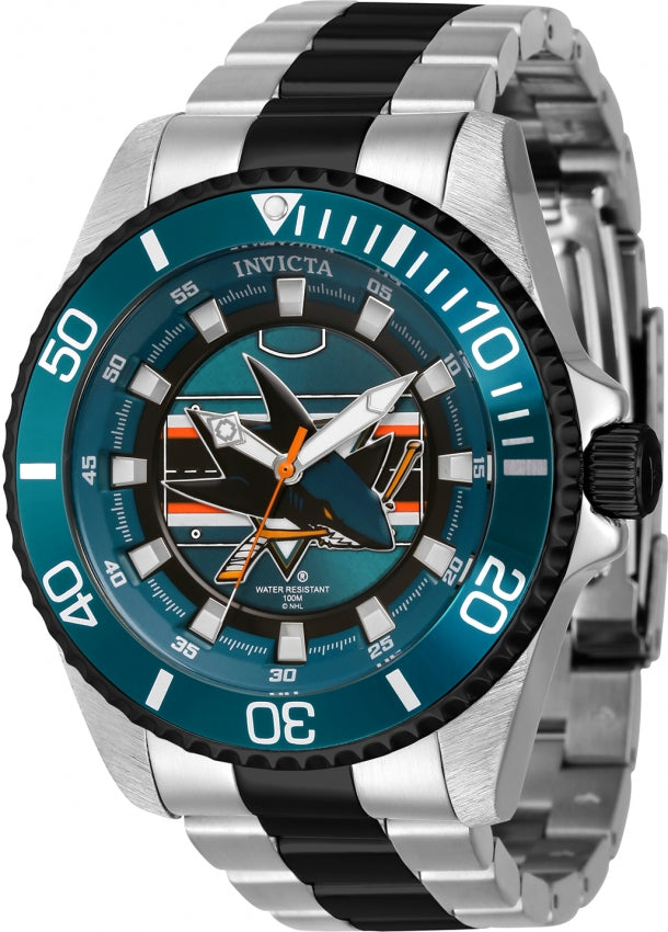 Ρολόι Invicta NHL San Jose Sharks 42254 Quartz 47mm - Ανδρικό