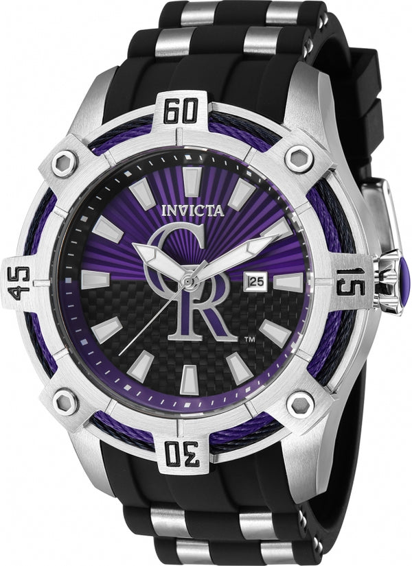 Ρολόι Invicta MLB Colorado Rockies 43267 Quartz 52mm - Ανδρικό