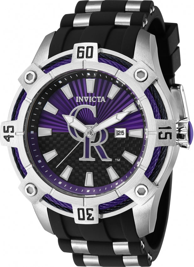 Ρολόι Invicta MLB Colorado Rockies 43267 Quartz 52mm - Ανδρικό