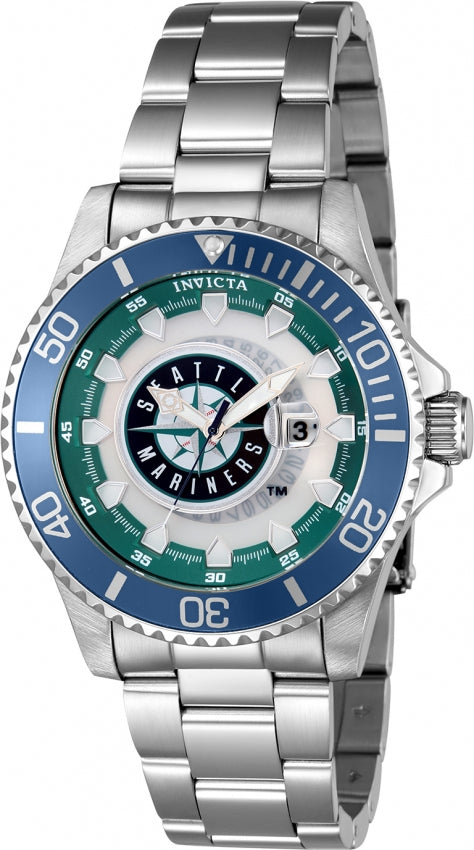 Ρολόι Invicta MLB Seattle Mariners 43478 Quartz 47mm - Ανδρικό