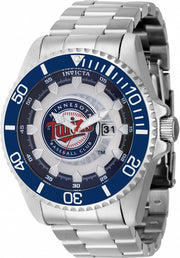 Ρολόι Invicta MLB Minnesota Twins 43470 Quartz 47mm - Ανδρικό