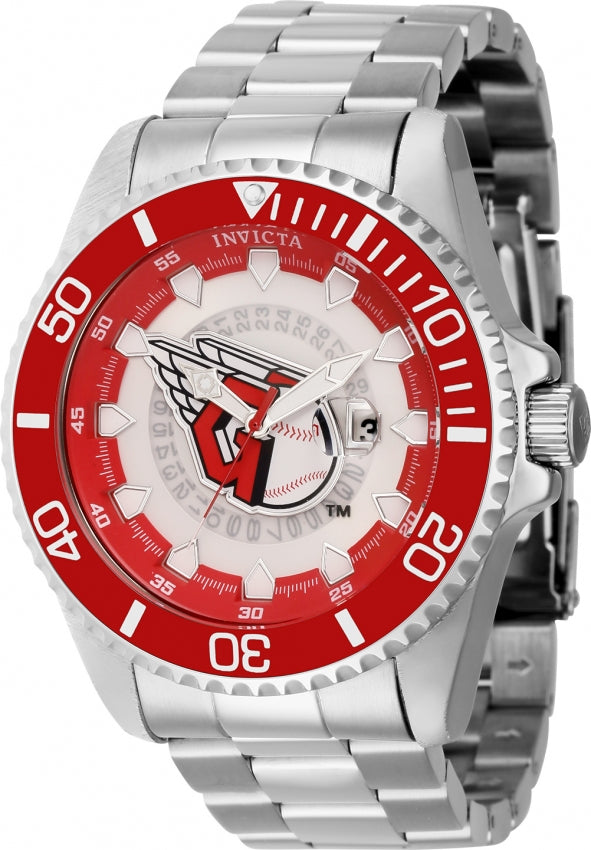 Ρολόι Invicta MLB Cleveland Guardians 43461 Quartz 47mm - Ανδρικό