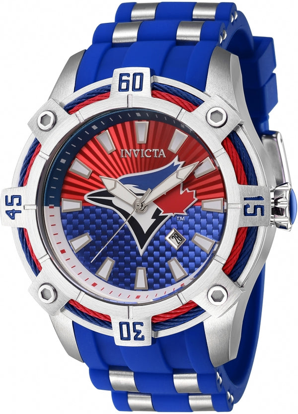 Ρολόι Invicta MLB Toronto Blue Jays 43298 Quartz 52mm - Ανδρικό