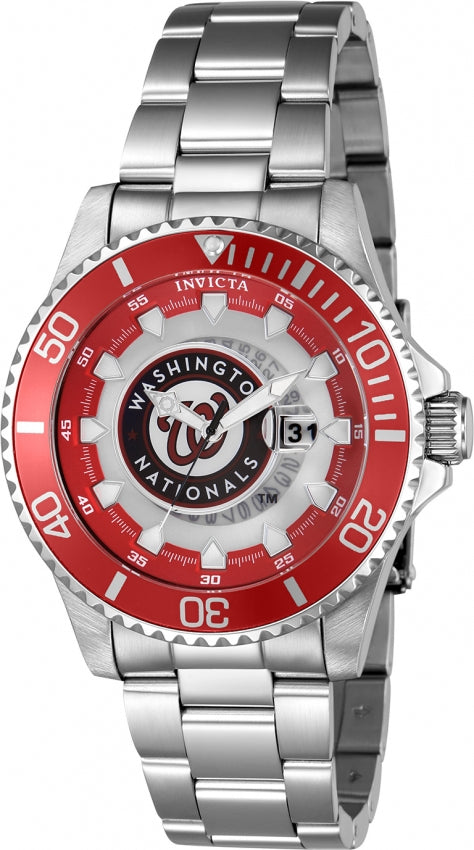 Ρολόι Invicta MLB Washington Nationals 43483 Quartz 47mm - Ανδρικό