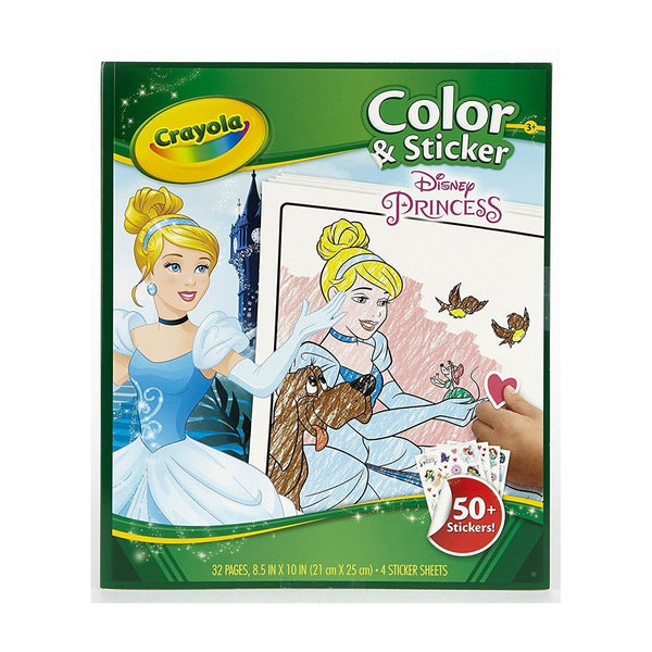 Crayola Color & Sticker Pad, Disney Princess