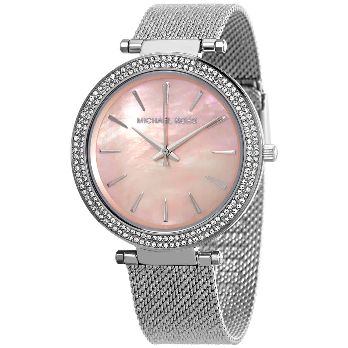 Ρολόι Michael Kors Crystal Pink Mother of Pearl Dial MK4518 Quartz - Γυναικείο