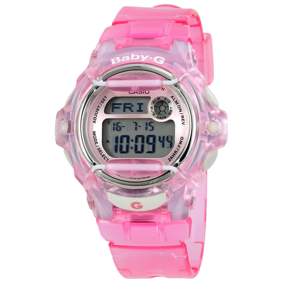 Ρολόι Casio Baby G Pink Resin Digital BG169R-4 - Γυναικείο