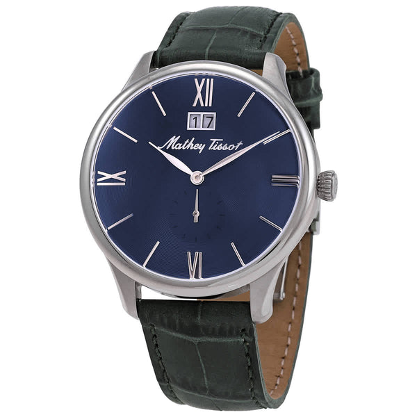 Ρολόι Mathey-Tissot Edmond Blue Dial H1886QAS Quartz - Ανδρικό