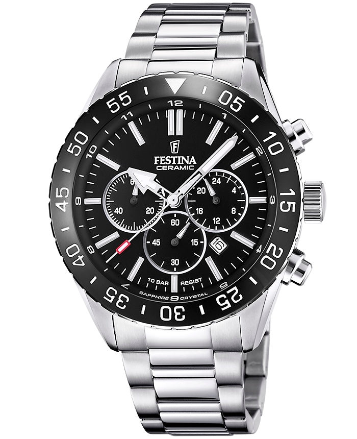 Ρολόι Festina Ceramic Chrono F20575/3 Quartz - Ανδρικό