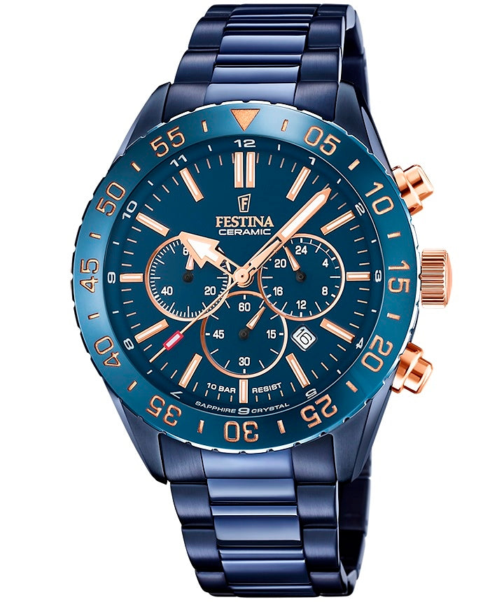 Ρολόι Festina Ceramic Chrono F20576/1 Quartz - Ανδρικό