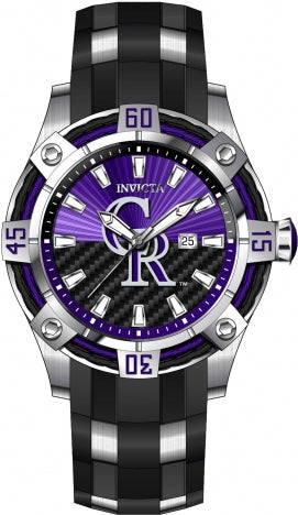 Ρολόι Invicta MLB Colorado Rockies 43267 Quartz 52mm - Ανδρικό