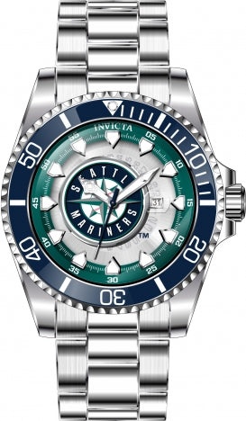 Ρολόι Invicta MLB Seattle Mariners 43478 Quartz 47mm - Ανδρικό