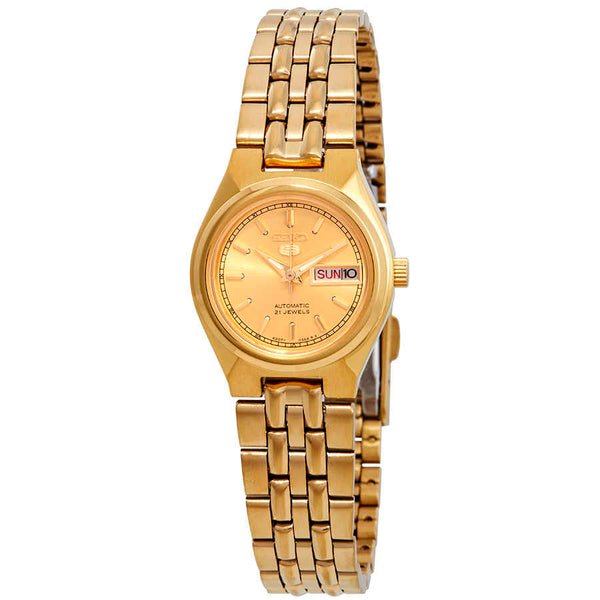 Ρολόι Seiko Series 5 Gold Dial SYMA04 Automatic - Γυναικείο