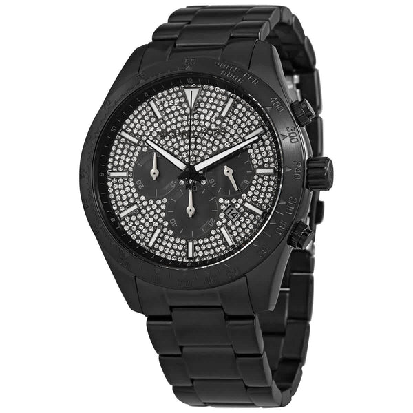 Ρολόι Michael Kors Layton Chronograph Black Stainless Steel MK8899 Quartz - Ανδρικό