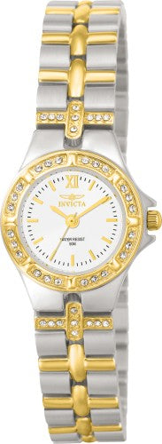 Ρολόι Invicta Wildflower White Dial Two-tone 0133 - Γυναικείο