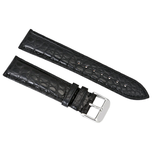 Ρολόι Brooklyn Strap in Black Alligator Leather - 20 MM - Unisex